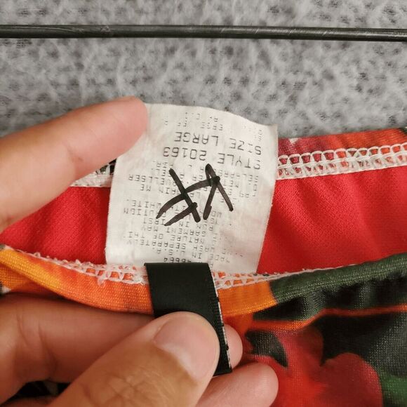 Guess Women's USA Made Hibiscus Bikini Set  Strappy String Bikini Large - Picture 7 of 10